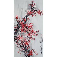 白崇禧宋美龄梅花_花鸟国画原作_字画典藏【7788旧书网】