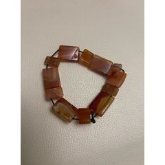 天然漂亮带金缠丝南红玛瑙手镯_玛瑙_晏婷轩收藏店【7788红宝书】