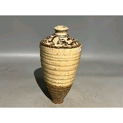 中国 明時代 青華五彩鹿紋小壺 送料込0318 唐三彩 壺 中国