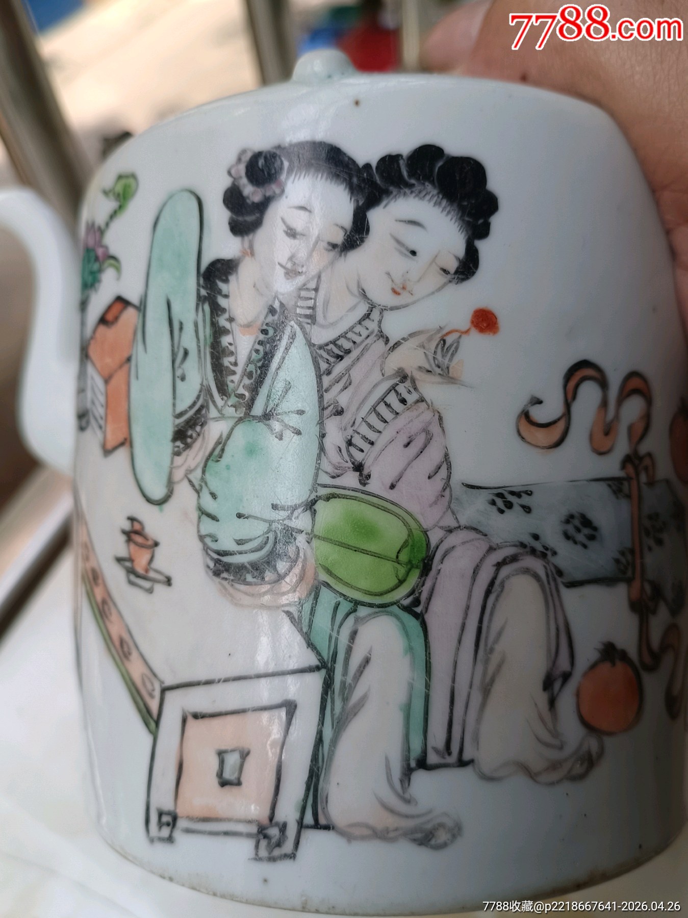 晚清二嬌手執(zhí)壺_價格660元_第3張_7788商城__七七八八商品交易平臺(7788.com)