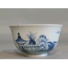 清代早期乾隆官窑款缠枝青花碗古瓷器古玩古董_青花瓷_嘉臣收藏【7788