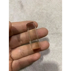 清代刻篆书好品水晶印章一枚_玻璃/晶体印章_古玩于的店【7788葫芦画】