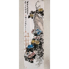 潘天寿】鹰，四尺手绘作品带杂志书，_花鸟国画原作_世家收藏古玩【7788