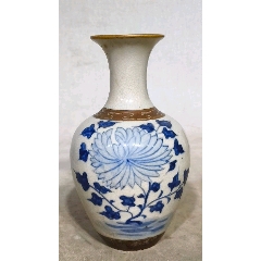 清代青花松竹梅杯_青花瓷_三国艺宛【7788旧书网】