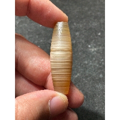 藏传爆老几百年稀有玉净瓶形致宝瓶（保平）老天珠_天珠_天水如冰色