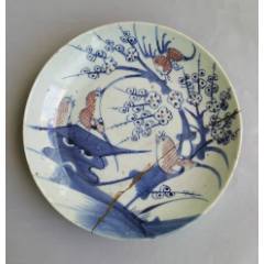 清代青花缠枝莲卷缸_青花瓷_碧华堂【7788旧书网】