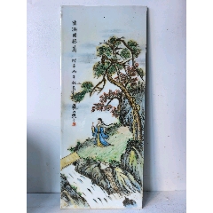 清代五彩人物茶壶，画工好，瓷质好，壶身完整，很好的收藏标本_旧瓷器_