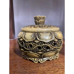 丁亥年二月篆刻家【石如】刻石，精品田黄石雕刻汉代古印_寿山石_古玩与