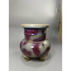 宋代建窑供御款蓝釉兔毫盏-花釉/窑变瓷-7788收藏