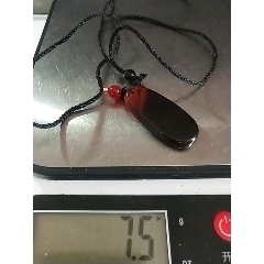 三眼老天珠_玛瑙_御雅轩【7788植绒画】