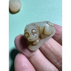 清和田白玉镂空雕侍女仙鹤故事大嵌件_和田玉_珍品阁楼【7788旧书网】
