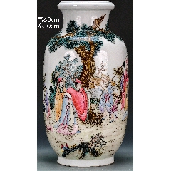 清代乾隆时期粉彩「徽章瓷」八方赏盘-2_旧瓷器_玩古怡情【7788旧书网】