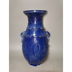 清代霁蓝釉水盂_蓝釉瓷_天天乾道嘉【7788红宝书】