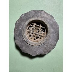 567.清代潮阳名家《颜顺利》六角锡茶叶罐_锡壶/锡器_行行行书店【7788