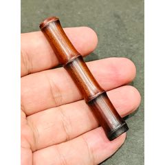 出口创汇老竹丝扣瓷瓶老竹编瓷胎瓶竹丝扣瓷花瓶古董文房雅器赏瓶品相如