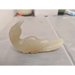太阳神玉石人—玉枭（玉蝙蝠）黑石玉人—高古玉器—红山文化玉器_岫岩玉_