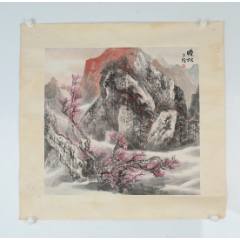 李源海，中国台湾籍岭南画派杨善深弟子《昙花图》国画书法古玩字画