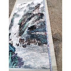 吴冠中】精品国画《江南风光》一幅，带出版物，原装旧裱，立轴，画芯