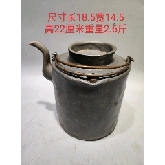 民国六角*锡壶_锡壶/锡器_北境苍狼【7788旧书网】