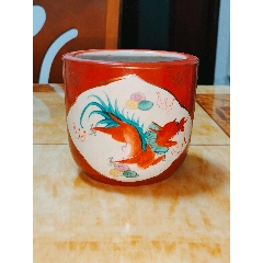 567瓷手绘粉彩花鸟瓷茶壶一把_旧瓷器_古玩于的店【7788旧书网】