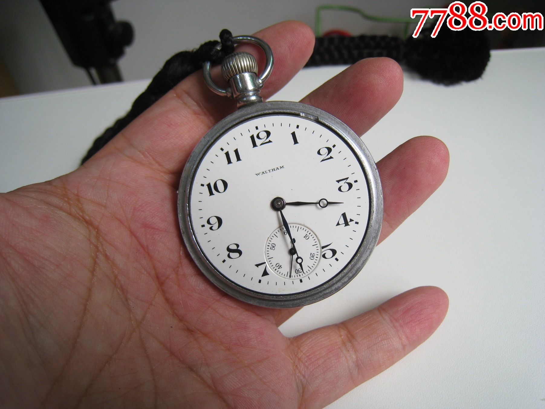 華生瓷面瑞士懷表【手動機(jī)械】男好品超大號_價(jià)格310元_第2張_