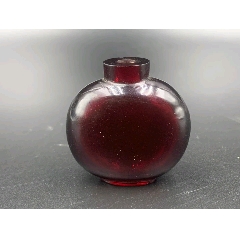 鸡油黄玻璃浅浮雕年年有余鼻烟壶_旧鼻烟壶_曹记文具【7788红宝书】