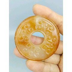 老物件，和田玉玉壁