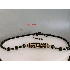 藏区回流老料高油包浆红肉【九眼天珠】-天珠-7788徽章收藏