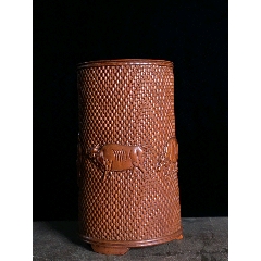 民国解放黄花梨笔筒_笔筒/笔洗/笔具_陕北古玩【7788旧书网】