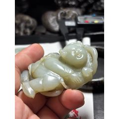全品相，老和田黄玉.双联勒子-和田玉-7788收藏