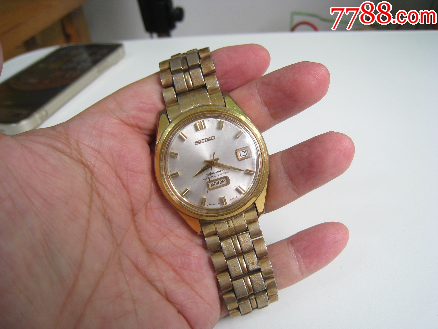 精工6206B包金日本表【自動(dòng)機(jī)械】男機(jī)芯漂亮高端型號(hào)_價(jià)格360元_第2張_
