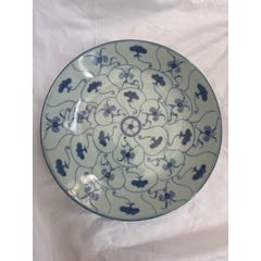 80年代景德镇青花玲珑龙纹折盘4个17.8cm_青花瓷_廊坊收藏【7788旧书网】