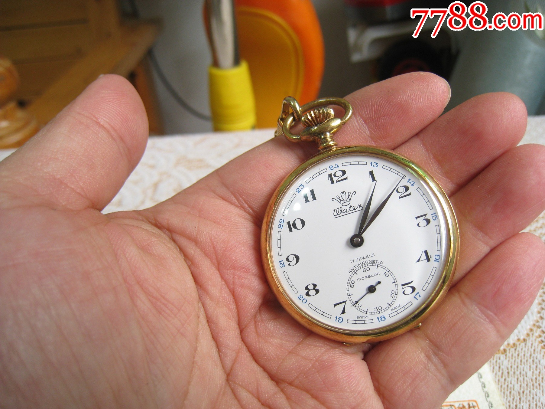 瓦特6497包金瑞士懷表【手動機械】男好品_價格360元_第2張_