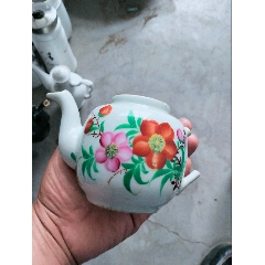 一个清代同治六角粉彩牡丹大碗_旧瓷器_聚古堂【7788旧书网】