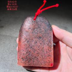 旧藏寿山芙蓉石螭龙钮印章，_寿山石_鑫缘阁古玩【7788旧书网】