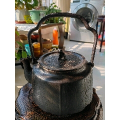 龍文堂金寿系明治老铁壶_日本铁壶/铁壶_广岛之恋【7788旧书网】