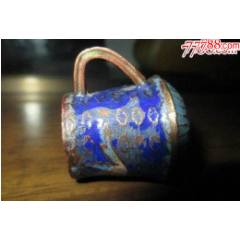 日本传统工艺｜七宝烧｜铜胎烧珐琅｜托盘茶盘｜个人闲置｜瑕疵品_其他