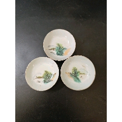 清代五彩人物茶壶，画工好，瓷质好，壶身完整，很好的收藏标本_旧瓷器_