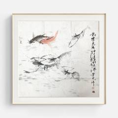 精品花鸟画推荐】中国当代书画艺术研究会副会长朱老师作品《不羡繁华