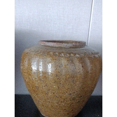 旧藏宋钧窑茄皮紫釉出戟尊！尺寸高26宽17价750_旧陶器_小张古典家具