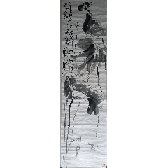 吴道子精品手绘老绢敬佛图，吴道子唐代著名画家书法家，世人尊称，画圣