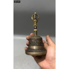 船用小铜钟，铜铃铛，器型规整，尺寸如图，正常使用。_铜铃/铃铛_广通