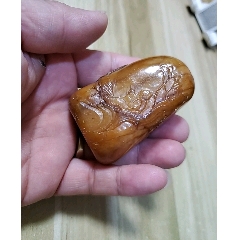 旧藏，鲤鱼越龙门寿山芙蓉石赏件。_寿山石_古玩天下一条街【7788旧书网】