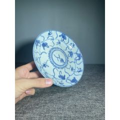 A06446-清康熙青花花卉大碗_青花瓷_沐轩阁【7788旧书网】