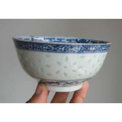 明代宣德官窑青花麒麟纹碗底瓷片一个，完整。_青花瓷_纵观风云【7788红