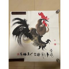 傅国栋写意花鸟画国画水墨字画书画墨迹墨宝纯手绘作品条幅竖幅竖版单幅