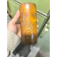 电脑刻论语竹子笔筒，裂_竹雕笔筒_专注寡妇二十年【7788红宝书】