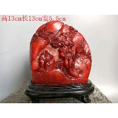 孙承泽款彩绿冻石闲章老印章名家篆刻古旧文房_寿山石印_小毕古玩【7788