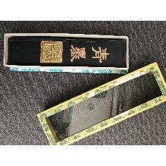 老墨，凤山，凤山峨峨，徽州休城胡开文制，大清乾隆，油烟，10*2.5*1