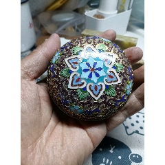 八十年代景泰蓝珐琅彩瓶一只有残】_其他景泰蓝/珐琅_兔兔晓书店【7788